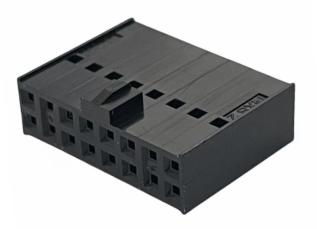 Kontakthus C-GRID III 2x8p 2.54mm @ electrokit