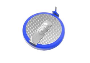 CR2032 PCB horisontal 3V litium batteri 2-pin @ electrokit