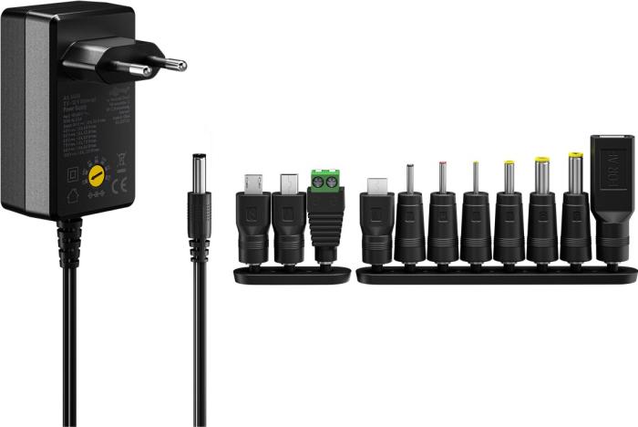 Ställbar nätadapter 3-12V 12W @ electrokit (4 av 4)