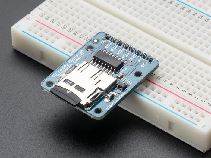 MicroSD-läsare 5V @ electrokit (3 av 3)