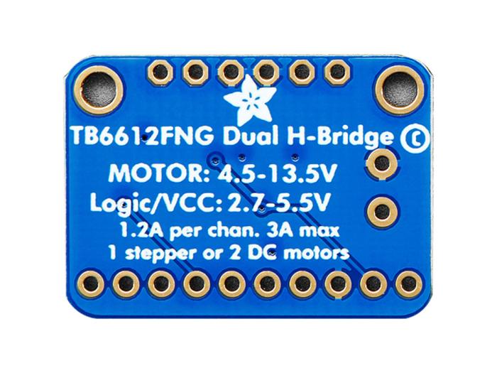 TBB6612 motordrivare 2-kanal 4.5-13.5V monterad på kort @ electrokit (2 av 6)