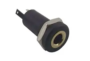 3.5mm hona 3-pol stereo chassi @ electrokit