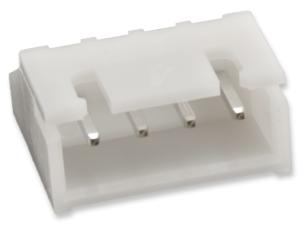 Stiftlist XH 4-pol 2.5mm vinklad @ electrokit