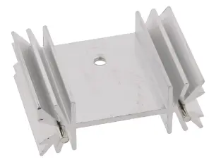 Kylfl&auml;ns TO-220 35x25x12 mm 12K/W aluminium @ electrokit