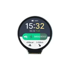 1.28" round IPS 240x240 with RP2350 4MB @ electrokit
