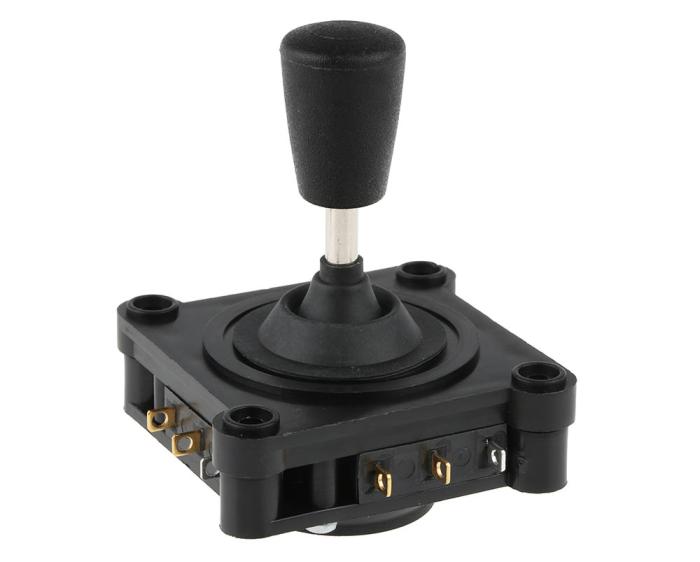 Joystick 4-vägs 250V 6A IP65 skruvfäste @ electrokit (1 av 3)