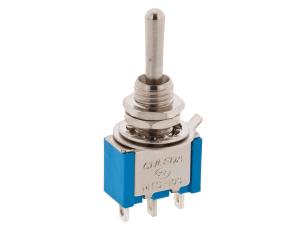 Vippomkopplare 1-pol ON-OFF-ON MTS-103 @ electrokit
