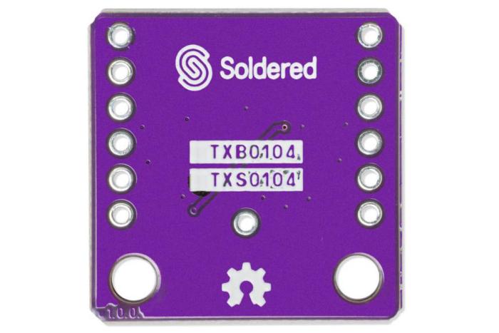 Logic level converter 4-ch Bi-directional high-speed 3.3V -- 5V @ electrokit (2 of 2)