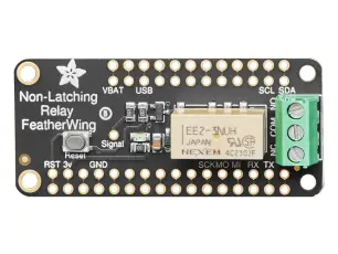 Non-Latching Mini Relay FeatherWing @ electrokit