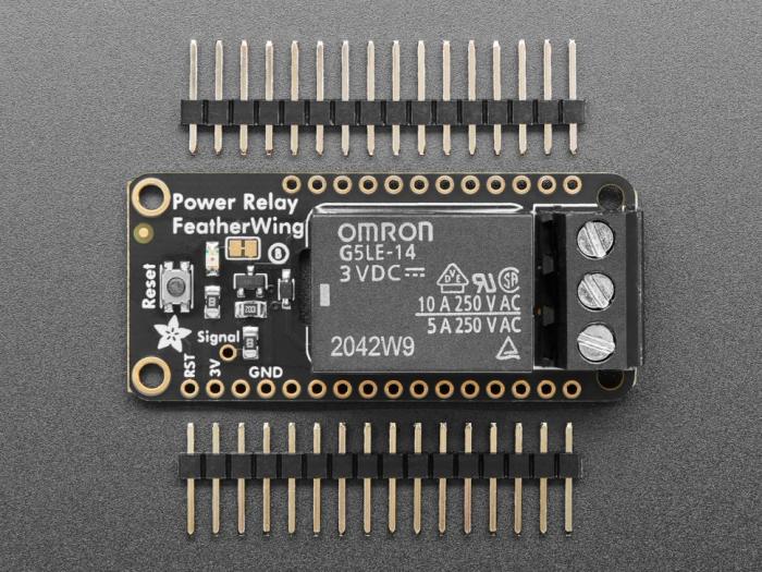 Power Relay FeatherWing @ electrokit (3 av 6)