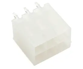 Stiftlist PCB Mini-Fit Jr hane 2x3p PCIe 6-pin rak @ electrokit