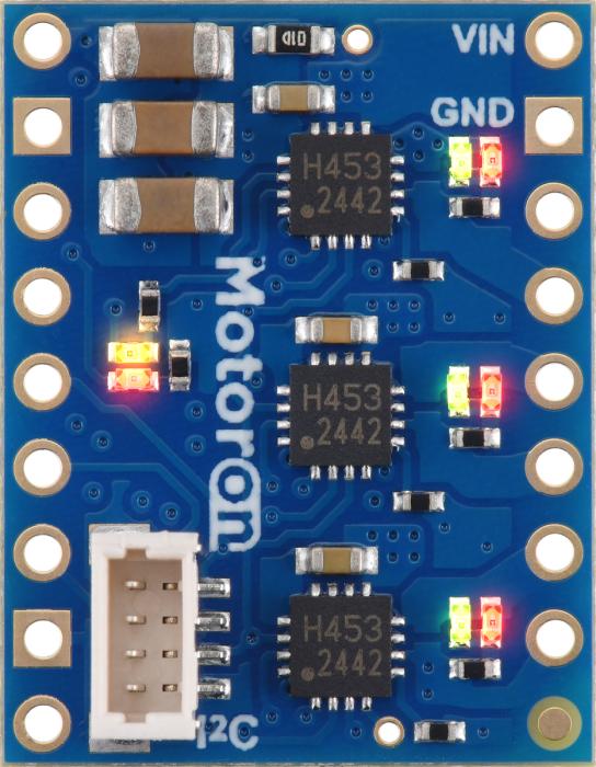 Motoron M3T453 Triple I²C Motor Controller @ electrokit (2 av 6)