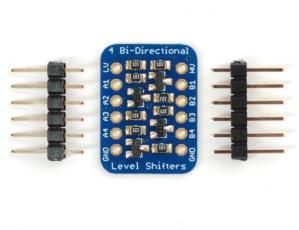 Nivåomvandlare 4 kanaler dubbelriktad 3.3V &lt;--&gt; 5V I2C-stöd @ electrokit