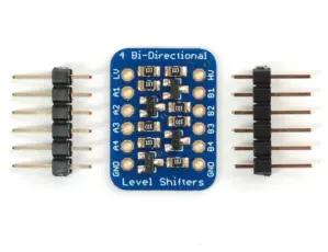 Nivåomvandlare 4 kanaler dubbelriktad 3.3V <--> 5V I2C-stöd @ electrokit