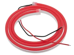 LED-slinga neonliknande 12V 1m röd @ electrokit