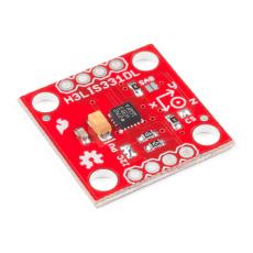 H3LIS331DL accelerometer 3-axel monterad på kort @ electrokit