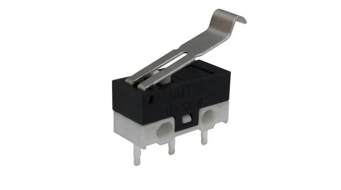 Micro switch 1A on-(on) simulated roller lever @ electrokit (1 of 1)