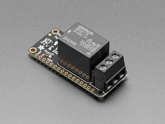 Power Relay FeatherWing @ electrokit (4 av 6)