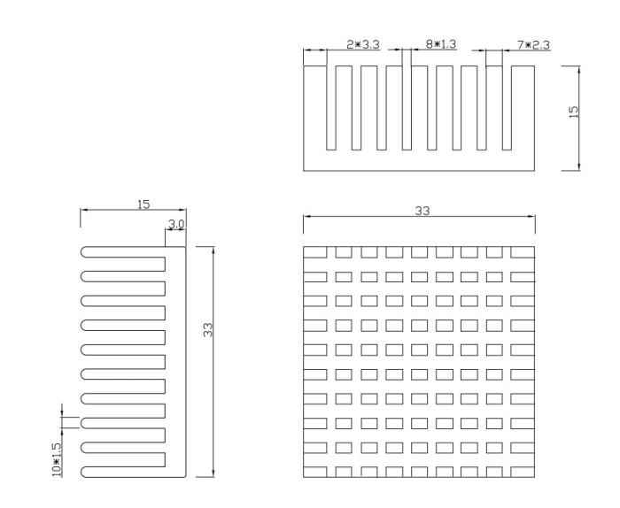 Heatsink 14x14x6mm 9.5K/W @ electrokit (3 of 3)