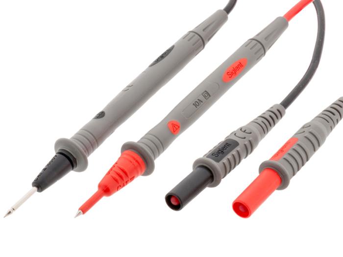 Säkerhetsmätsladdar för multimeter Siglent 1m @ electrokit (2 av 2)
