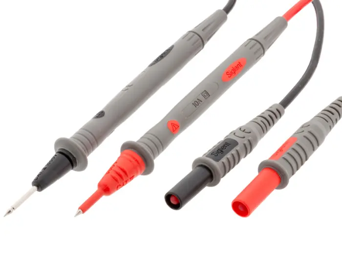 Säkerhetsmätsladdar för multimeter Siglent 1m @ electrokit (2 av 2)