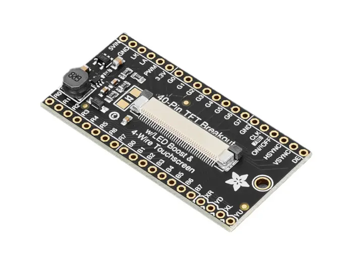 40-pin TFT Friend - FPC Breakout with LED Backlight Driver @ electrokit (2 of 3)