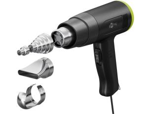 Varmluftpistol 1500W 200/500&deg;C @ electrokit