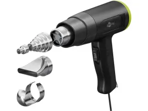 Varmluftpistol 1500W 200/500&deg;C @ electrokit