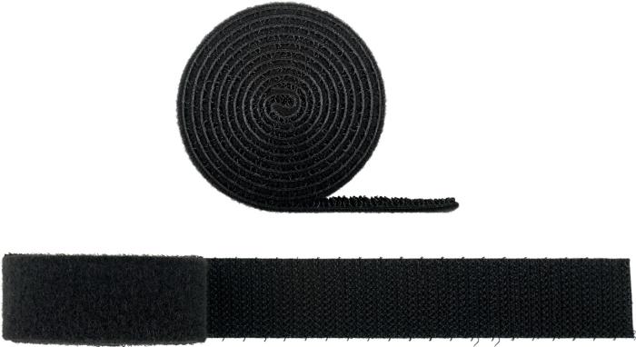 Kardborreband dubbelsidig svart 1m x 20mm @ electrokit (2 av 4)