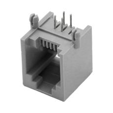 Modularuttag 6P4C - RJ11 PCB @ electrokit