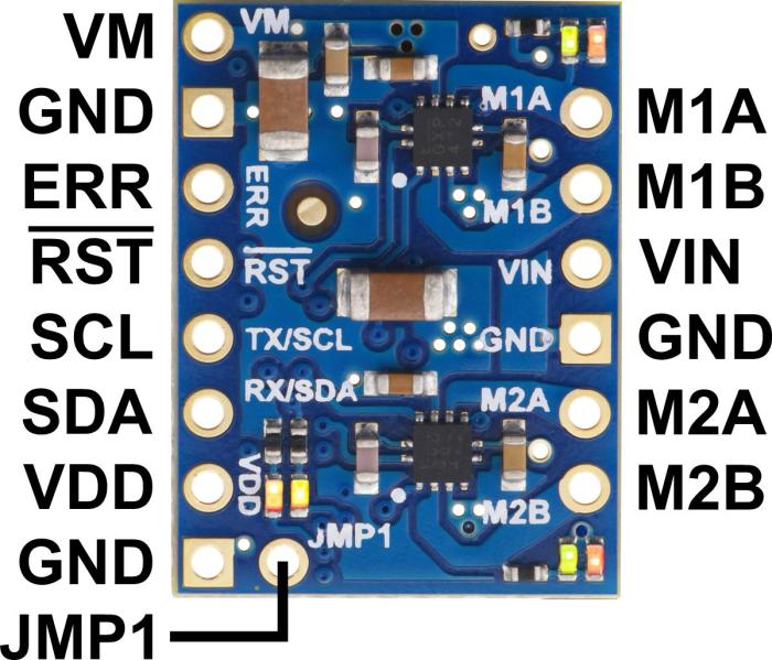 Motoron M2T550 Dual I²C Motor Controller @ electrokit (7 av 7)