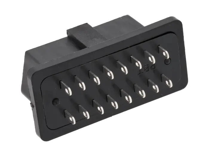 Inbyggnadslåda Minitools gavel OBD2-hona @ electrokit (2 av 2)