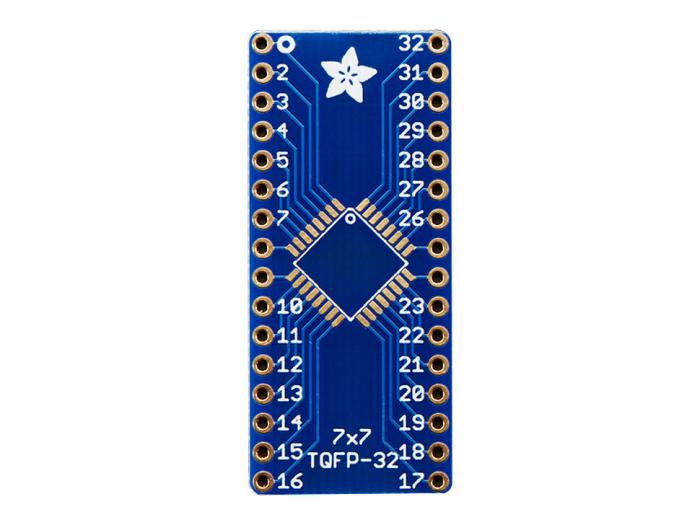 Adapter card QFN-32 / TQFP-32 - DIP-32 @ electrokit (2 of 3)