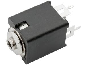 3.5mm female 3-pin stereo chassis @ electrokit