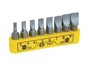 Bitssats 8 st flat 3-9mm @ electrokit
