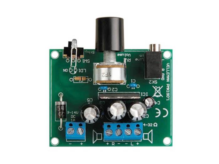 Stereo-förstärkare 5W - byggsats @ electrokit (2 av 5)