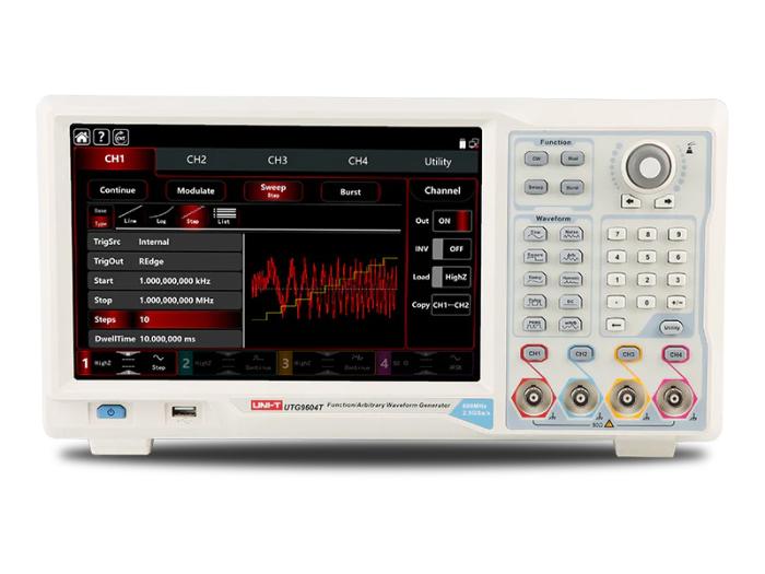 Funktionsgenerator 350MHz 4-kan Uni-T UTG9354T @ electrokit (3 av 5)