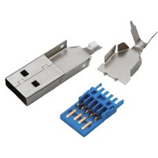 USB-A 3.0 kontakt hane lödning @ electrokit