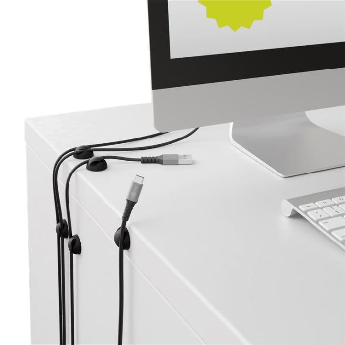 Self-adhesive cable holder x2 black 6-pack @ electrokit (5 of 6)