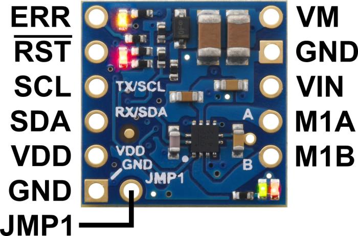 Motoron M2T551 Single I²C Motor Controller @ electrokit (7 av 7)