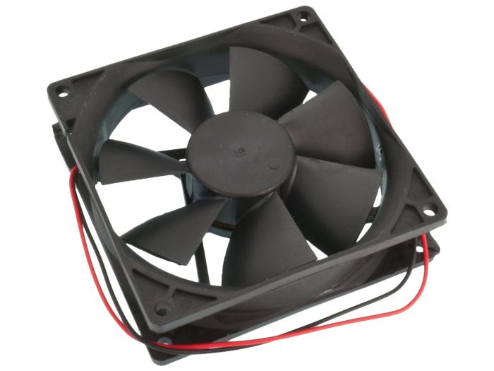 Fläkt 92x92x25mm 12V 160mA 2400rpm @ electrokit (1 av 3)