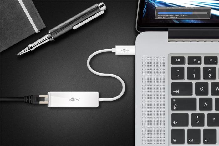 USB-C till RJ45 Ethernet adapter 10/100/1000Mbps @ electrokit (3 av 3)