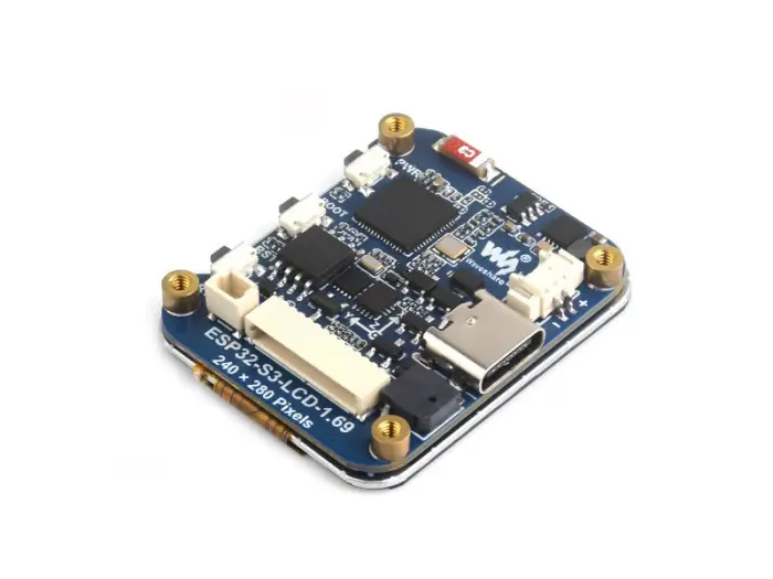 ESP32-S3 utvecklingskort med MicroLCD 240x280px @ electrokit (5 av 8)