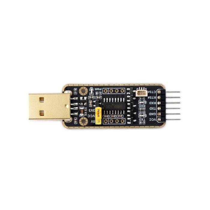 USB-A to UART (TTL) module 3.3/5V 6-pin + Raspberry Pi 5 @ electrokit (3 of 10)