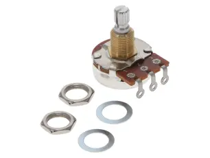 Pot 500kohm log PDB241 f&ouml;r gitarr @ electrokit