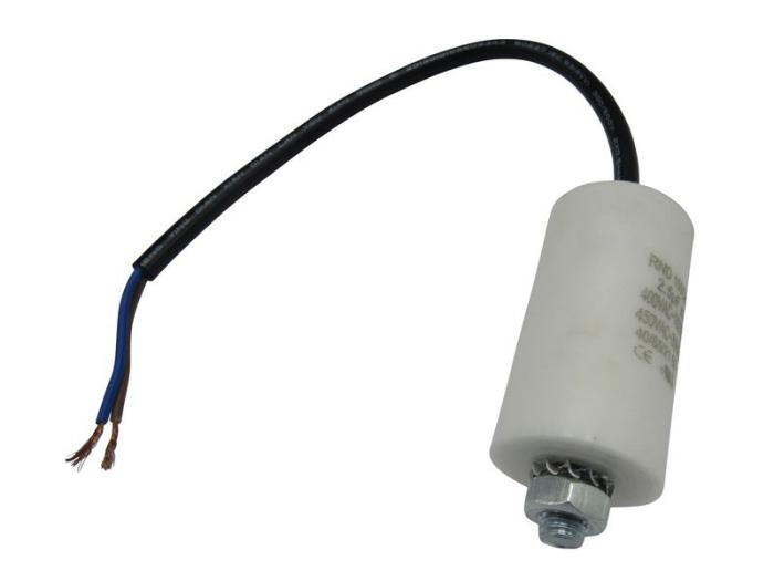 Motorkondensator 12uF 450VAC med kabel @ electrokit (1 av 1)