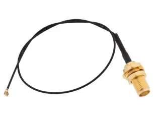 Adapter cable SMA - wFL / IPEX3 / MHF3 - 150mm @ electrokit