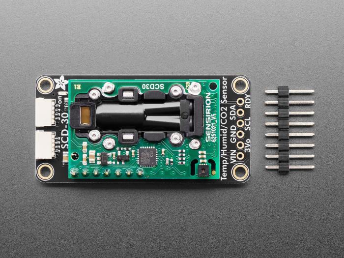 CO2-sensor I2C 400-10000ppm SCD30 - Qwiic @ electrokit (3 av 6)