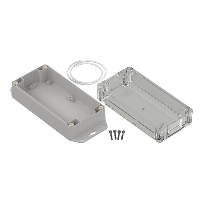 Enclosure 160x80x60mm clear lid ABS IP65 @ electrokit (3 of 4)