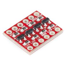 Nivåomvandlare 4 kanaler 3.3V <--> 5V dubbelriktad I2C-stöd @ electrokit